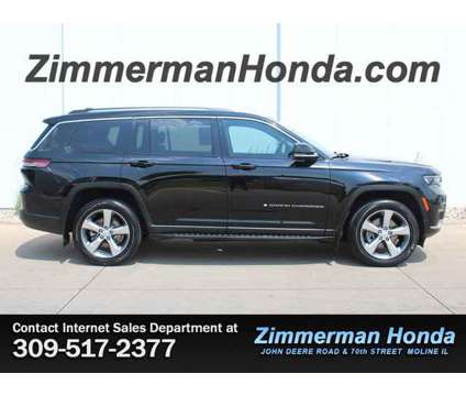 2021 Jeep Grand Cherokee L Limited is a Black 2021 Jeep grand cherokee Car for Sale in Moline IL