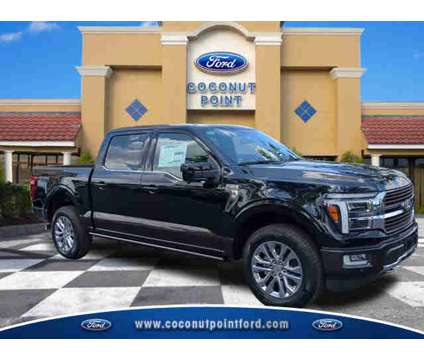 2024 Ford F-150 King Ranch is a Black 2024 Ford F-150 King Ranch Car for Sale in Estero FL