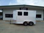 2024 Exiss 2 Horse Bumper Pull Trailer 2 horses