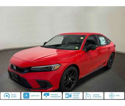 2024 Honda Civic Red, new is a Red 2024 Honda Civic Sport Hatchback in Union NJ