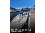 Sea Ray Sundeck 260 Bowriders 2013