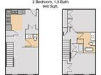 2 Floor Plan 2x1.5 TH - Cedars At Carver Park, Galveston, TX