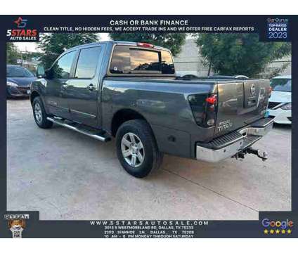 2005 Nissan Titan Crew Cab for sale is a Grey 2005 Nissan Titan Crew Cab Car for Sale in Dallas TX