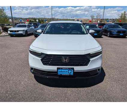 2024 Honda Accord Hybrid Touring is a Silver, White 2024 Honda Accord Hybrid Touring Hybrid in Colorado Springs CO