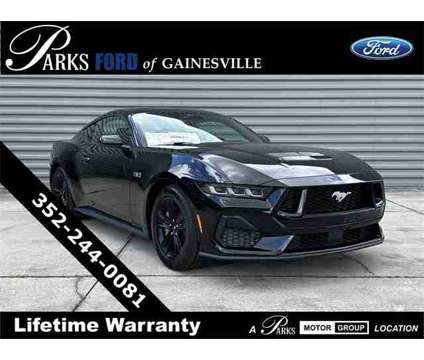 2024 Ford Mustang GT is a Black 2024 Ford Mustang GT Coupe in Gainesville FL