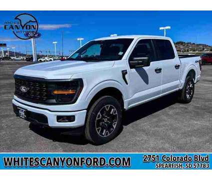 2024 Ford F-150 STX is a White 2024 Ford F-150 STX Truck in Spearfish SD