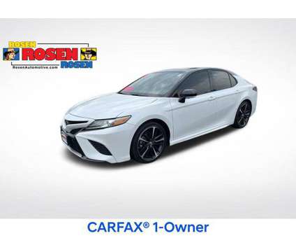 2019 Toyota Camry XSE V6 is a White 2019 Toyota Camry XSE Sedan in Milwaukee WI