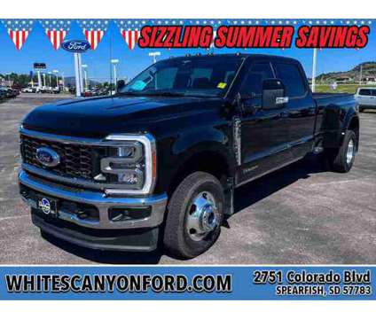 2023 Ford F-350 LARIAT is a Black 2023 Ford F-350 Lariat Truck in Spearfish SD