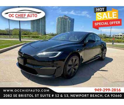 2022 Tesla Model S for sale is a Black 2022 Tesla Model S 75 Trim Car for Sale in Newport Beach CA