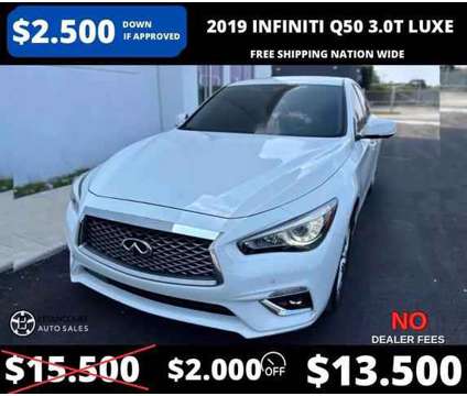 2019 INFINITI Q50 for sale is a White 2019 Infiniti Q50 Car for Sale in Miami FL