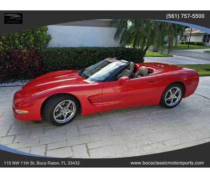 2003 Chevrolet Corvette for sale is a Red 2003 Chevrolet Corvette 427 Trim Car for Sale in Boca Raton FL