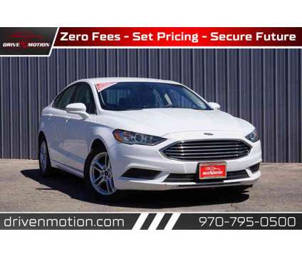 2018 Ford Fusion for sale is a White 2018 Ford Fusion Car for Sale in Greeley CO