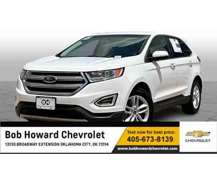 2015UsedFordUsedEdgeUsed4dr AWD is a White 2015 Ford Edge Car for Sale in Oklahoma City OK