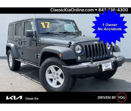 2017 Jeep Wrangler Unlimited Sport is a 2017 Jeep Wrangler Unlimited Sport Car for Sale in Waukegan IL