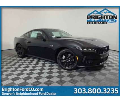 2024 Ford Mustang GT is a Black 2024 Ford Mustang GT Car for Sale in Brighton CO