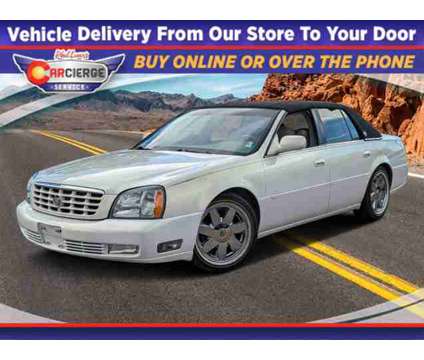 2004 Cadillac DeVille DTS is a White 2004 Cadillac DeVille DTS Car for Sale in Colorado Springs CO