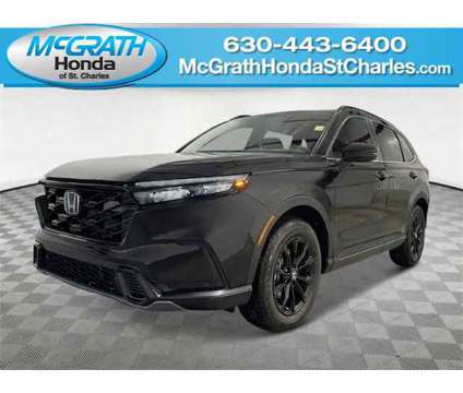 2025 Honda CR-V Hybrid Sport-L is a Black 2025 Honda CR-V Hybrid in Saint Charles IL