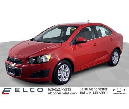 2012 Chevrolet Sonic LT is a Red 2012 Chevrolet Sonic LT Car for Sale in Ballwin MO