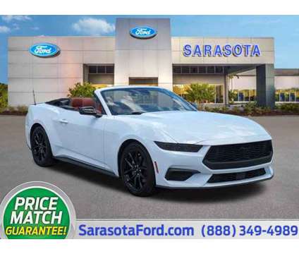 2024 Ford Mustang EcoBoost Premium is a White 2024 Ford Mustang EcoBoost Car for Sale in Sarasota FL