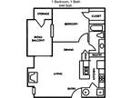 2 Floor Plan 1x1 - Logan's Mill, Austin, TX