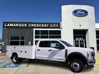 2024 Ford F-550 White, 85 miles