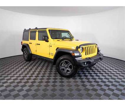 2018 Jeep Wrangler Unlimited Sport S is a Yellow 2018 Jeep Wrangler Unlimited SUV in Athens OH