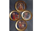 The official Royal Cornwall Classic Christmas Collection 4 Plates