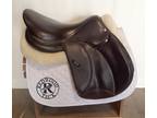 18" Voltaire Stuttgart Saddle - Full Buffalo - 2020 - 3A Flaps - 4.75" dot to