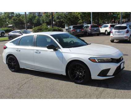 2024 Honda Civic Hatchback Sport is a Silver, White 2024 Honda Civic Hatchback in Alexandria VA