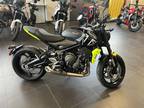 2024 Triumph Trident 660 Matte Jet Black/Matte Silver Motorcycle for Sale