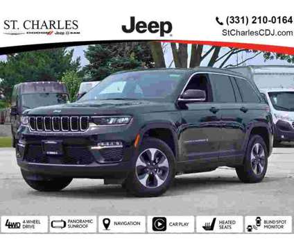 2024 Jeep Grand Cherokee Base 4xe Luxury Tech Group II is a Black 2024 Jeep grand cherokee SUV in Saint Charles IL