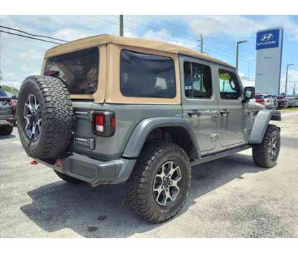 2019 Jeep Wrangler Unlimited Rubicon 4x4 is a Grey 2019 Jeep Wrangler Unlimited Rubicon Car for Sale in Cocoa FL