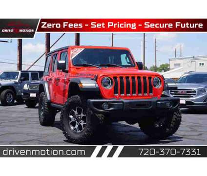 2018 Jeep Wrangler Unlimited for sale is a Red 2018 Jeep Wrangler Unlimited Car for Sale in Thornton CO