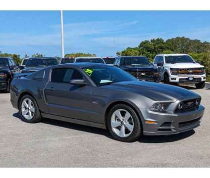 2013 Ford Mustang GT Premium is a Grey 2013 Ford Mustang GT Car for Sale in Sarasota FL