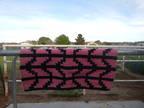 Pink and Black Western Saddle Pad For Sale!