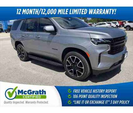 2023 Chevrolet Tahoe 4WD RST is a Grey 2023 Chevrolet Tahoe 4WD SUV in Dubuque IA