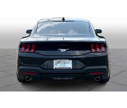 2024UsedFordUsedMustang is a Black 2024 Ford Mustang Car for Sale in Kingwood TX