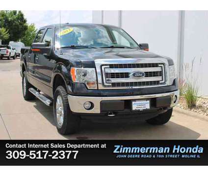 2013 Ford F-150 XLT is a Black 2013 Ford F-150 XLT Car for Sale in Moline IL