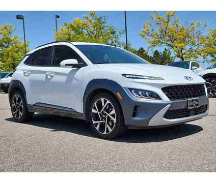2022 Hyundai Kona Limited is a White 2022 Hyundai Kona Limited SUV in Loveland CO