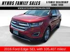 2016 Ford Edge Red, 105K miles