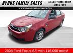 2008 Ford Focus Red, 116K miles