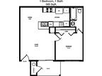 1 Floor Plan 1x1 - Whispering Winds, Pearland, TX