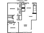 1 Floor Plan 2x1 - Villas Of Crystal Ridge, Midlothian, TX