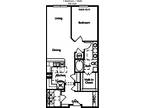 2 Floor Plan 1x1 - Abbey At Dominion Crossing, San Antonio, TX