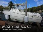 26 foot World Cat 266 SC