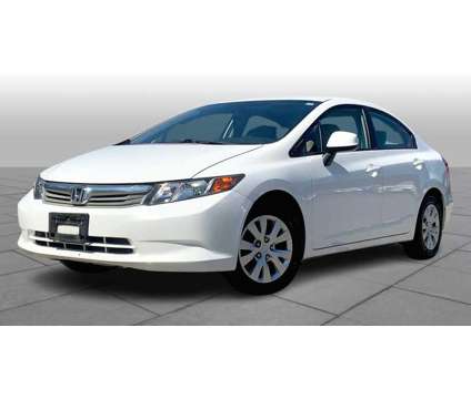 2012UsedHondaUsedCivicUsed4dr Auto is a White 2012 Honda Civic Car for Sale in Westwood MA