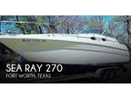 27 foot Sea Ray 270 Sundancer
