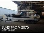 20 foot Lund Pro V 2075