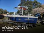 21 foot Aquasport 215 Osprey Sport DC