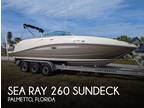 26 foot Sea Ray 260 Sundeck